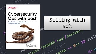 Slicing data into columns using the awk command
