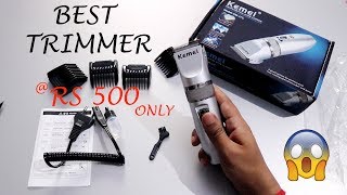 Kemei Trimmer Unboxing KM-27C Rechargeable Professional