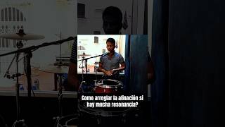 Arreglar la resonancia #videoshorts #bateria #viral #youtube #tutorialyoutube #drums #afinación