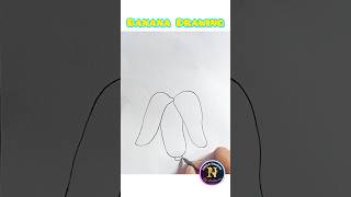 How to Draw Banana step by step Easily | Art Video #viral #drawing #youtubeshorts #ytshorts #art