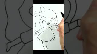 How to draw a girl