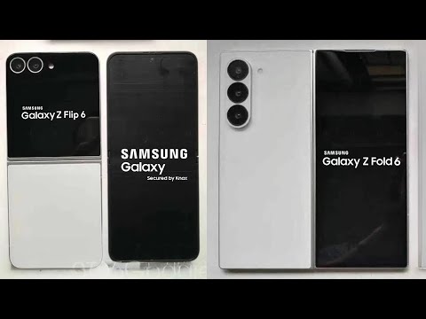 Samsung Galaxy Z Fold 6  Z Flip 6 - LIVE HANDS ON LOOK!