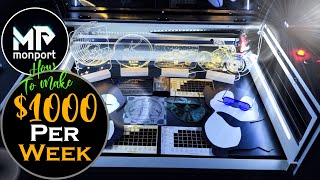 How To Make $1000 per Week with  Monport 80W CO2 Laser Engraver \u0026 Cutter