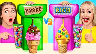 Rich vs Broke vs Giga Rich Food Challenge | Crazy Challenge by Mega DO Challenge