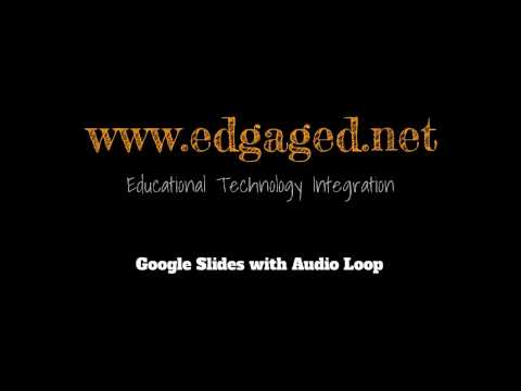 Google Slides Audio Loop