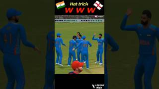 Kuldeep Yadav 3 out in 1 over 🥵 ind vs eng fast t20i ⚡realcricket24 #shorts  #trending