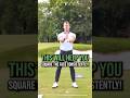 Learn how to square the clubface consistently with this dril! #golf