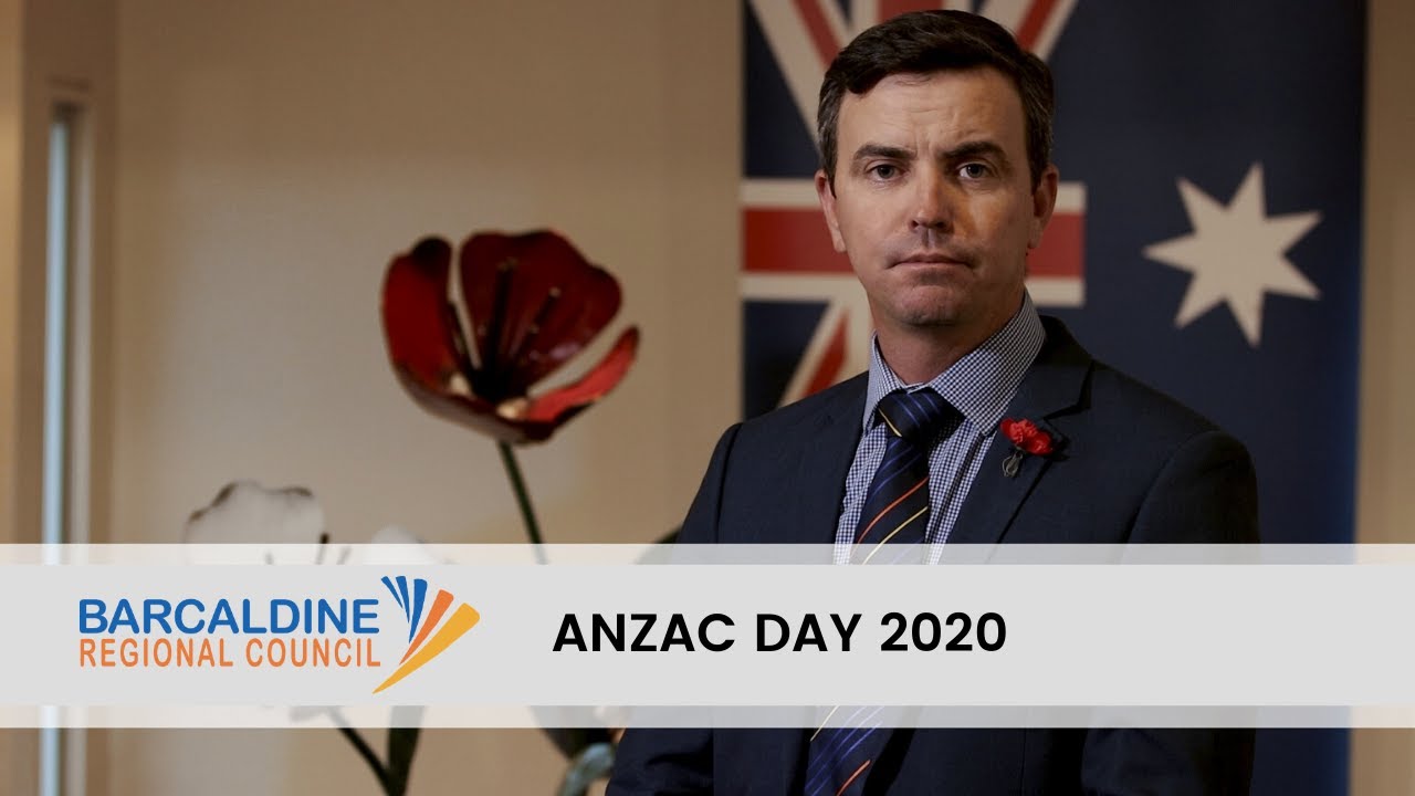 Barcaldine Regional Council - ANZAC Day 2020 - YouTube