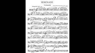 Rimsky-Korsakov Serenade Op.37 Cello 林姆斯基 高沙可夫 小夜曲 リムスキー＝コルサコフ セレナード Score Sheet 譜 Partitura  【Kero】