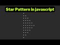 Right Pascal Star Pattern using for loop in javascript | Papa Developer