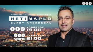 Heti Napló Sváby Andrással - Vasárnap 19:00 [2020.12.06.]