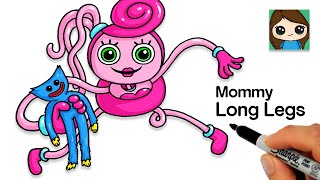How to Draw Mommy Long Legs Spider | Poppy Playtime