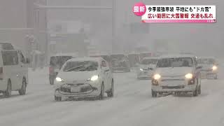 【今季最強寒波】新潟県内各地に大雪影響　交通も混乱（22日午後4時現在）