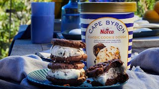 Cape Byron Cookie Dough Ice Cream Sandwiches with Magdalena Roze