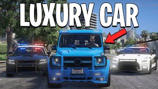 Running From Cops with Luxury Cars in GTA 5 RP