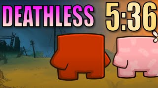 [WR] DEATHLESS Abattoir in 5:36 - Super Meat Boy Forever's Hardest Custom Chapter