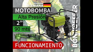 Motobomba de Agua a Alta Presión de 2\