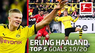 Erling Haaland - Top 5 Goals 2019/20