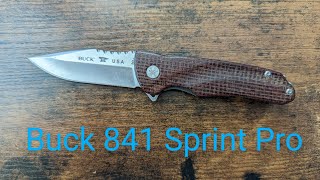 Buck 841 Sprint Pro Overview