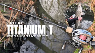 This BFS Rod is INSANE! (Purelure Titanium T Fishing Test)