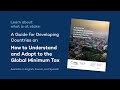 how to understand and adapt to the global minimum tax