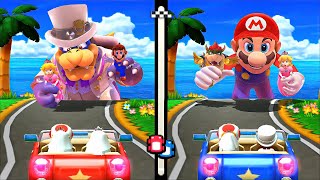 【マリオパーティ100ミニゲームコレクション3DS】バトルミニゲームピーチVsロゼッタVsデイジーVsマリオ(CPU達人)