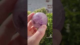 Amethyst Crystal Sphere Part 2 #amethyst #amethystcrystal