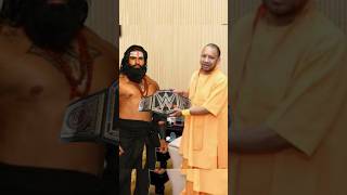 WWE Wrestler Veer Mahaan Meets UP CM Yogi Adityanath 🔥 #wwe #veermahaan #yogiadityanath #shorts