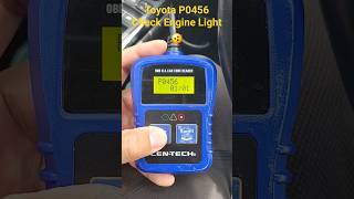 P0456 Check Engine Light Toyota