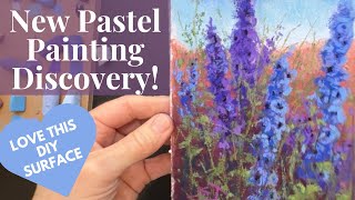 NEW Pastel Painting Discovery! You Gotta Try This DIY Surface (Real Time Tutorial)