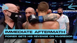 Poirier gets his revenge on McGregor | Immediate aftermath to UFC 257 rematch