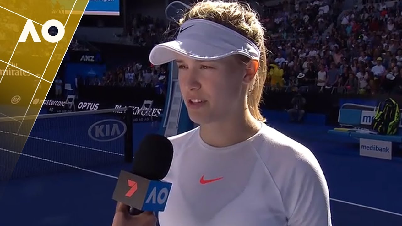 Eugenie Bouchard On Court Interview (2R) | Australian Open 2017 - YouTube