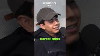 📈 "I DONT FEEL FAMOUS" Ivan Cornejo | Agushto Papa #shorts