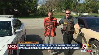 Police round up 'smurfs' in three-county meth raid in southeastern Indiana