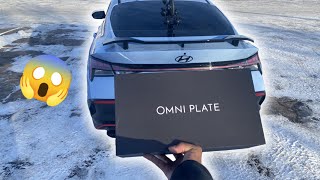 INSTALLING A VANISH PLATE ON MY 2025 ELANTRA N