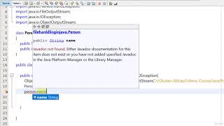 #77 ObjectInputStream & ObjectOutputStream class