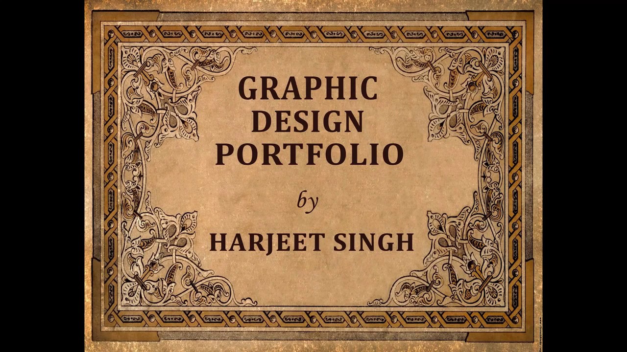 Graphic Design Portfolio Youtube