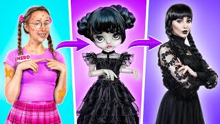 Wednesday Addams! From Nerd to Popular Dolls!