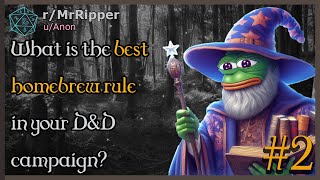 What is the best homebrew rule in your D&D campaign?  🅿️2 #dnd