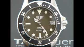 Vintage N.O.S. Heuer 1000 Submariner Model on a tropic sport band 980.033