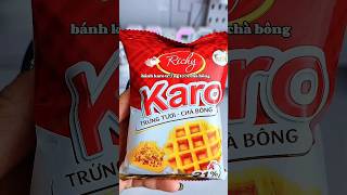 Bánh ăn vặt karo chà bông  #karo  #anvat  #banh