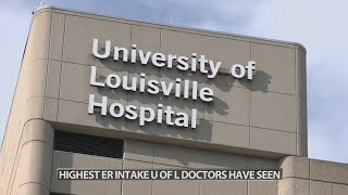 UofL doctors say emergency room is 'busiest they've ever seen'