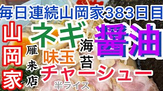 山岡家醤油ネギチャーシューラーメン【一人飯】【飯テロ】【暇つぶし】【ASMR】