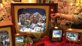 Vintage Christmas TV's