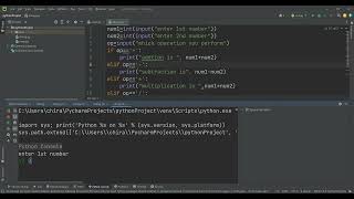 Python Calculator Program || Small Project of Python || Pycharm