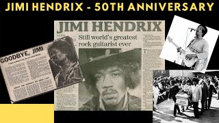 Jimi Hendrix -  50th anniversary of his death