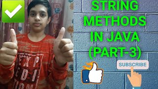 String methods in java (Part-3) || Class 10th ICSE || Computer Applications || Creative Dheeraj.