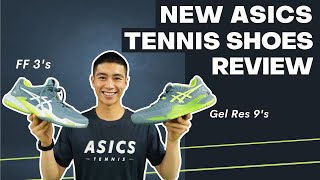 Brand New Asics tennis shoes! Novak Djokovic Court FF 3’s \u0026 Gel Resolution 9’s #tennisshoes