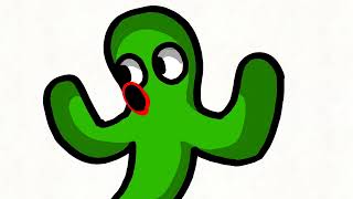 Beatbox battle with a cactus but animated