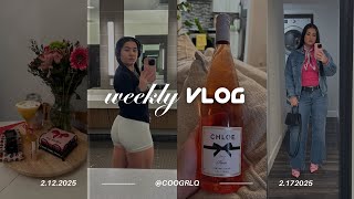 💋 weekly vlog: current leg routine, cook with me, vday, thrifting, gentle monster 💋